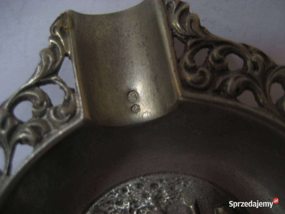 Stara Popielniczka Srebrna Warszawa