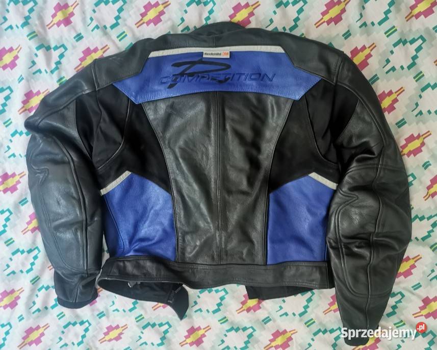 Kombinezon na motocykl czarno niebieski Akcesoria Nowy Sącz