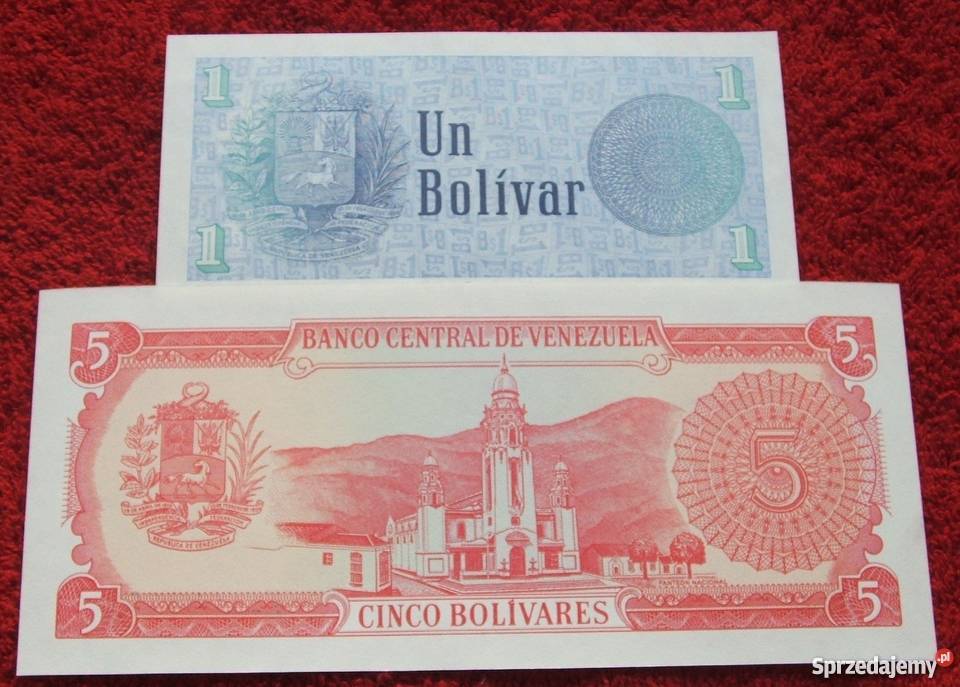 WENEZUELA STARA Kolekcjonerskie Banknoty Zestaw Katowice sprzedam