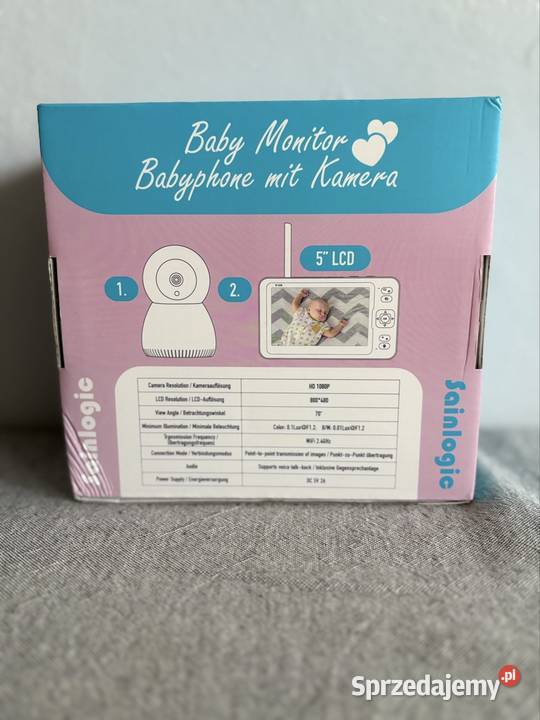 Elektroniczna niania z kamerą Sainlogic 5 LCD HD Dla Dziecka Świeradów-Zdrój