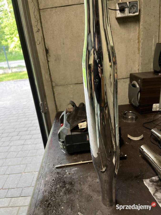 Nowe wydechy z obejmami K750 Ural Dniepr Ksawerów