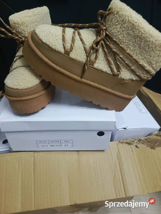 Śniegowce damskie ocieplane 24cm Ustrzyki Dolne