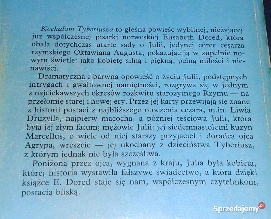 Kochałam Tyberiusza Elisabeth Dored Chełm