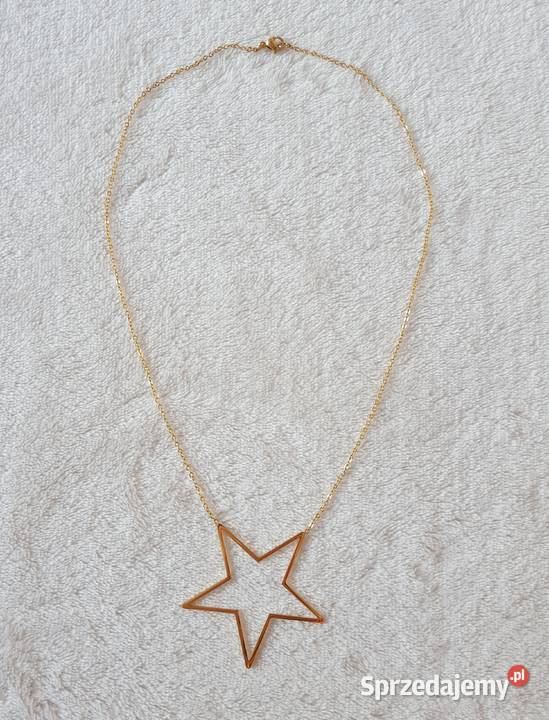 Nowy łańcuszek naszyjnik zawieszka gwiazda Szczecin