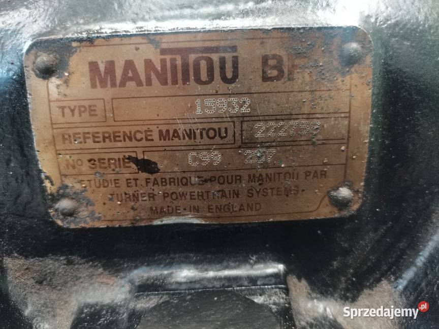 Obudowa skrzyni kątowej Manitou MLT 15932