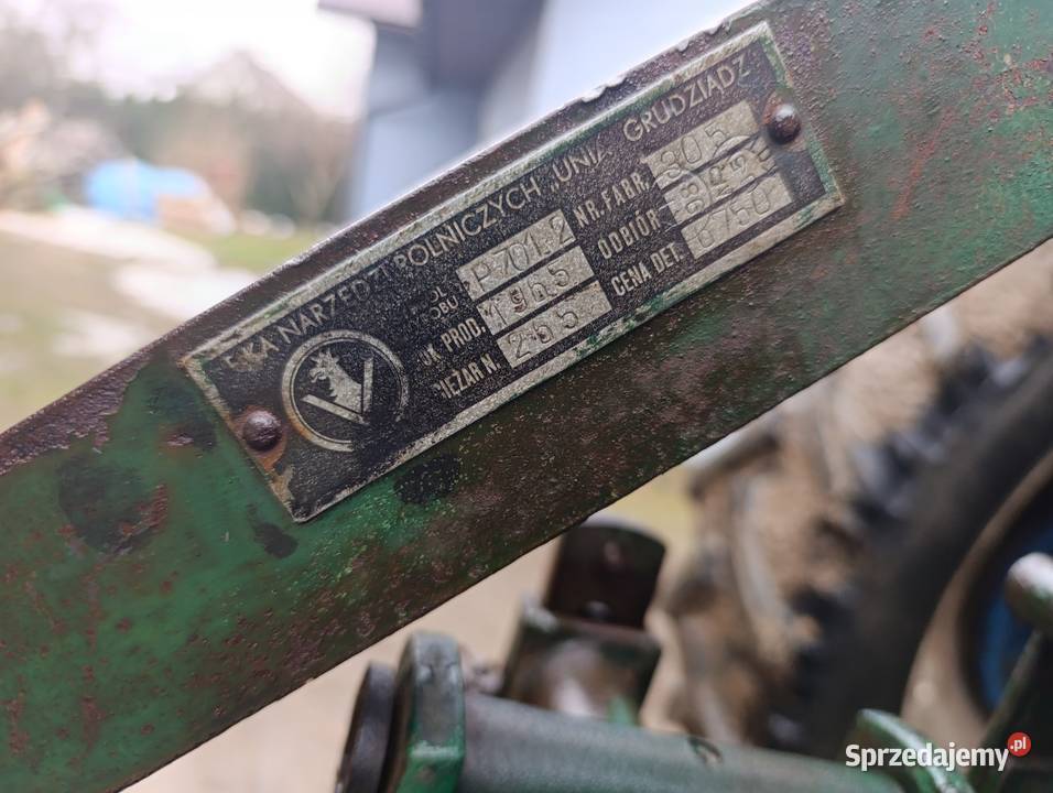 Plug 2 skibowy obrotowy do mniejszych ciągników Jastrzębia