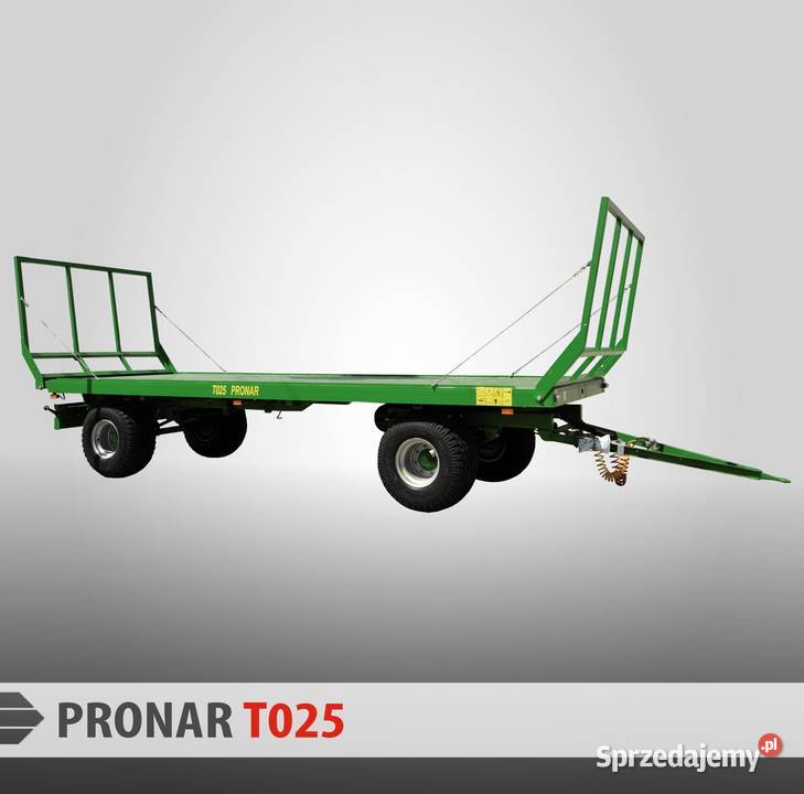 Przyczepa do balotów platforma PRONAR t025 do Łowicz