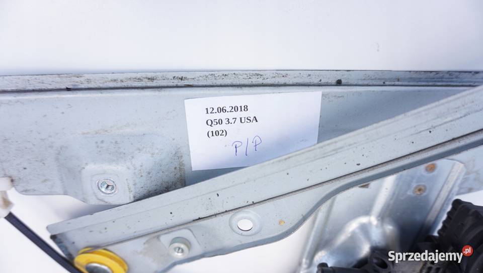 PODNOŚNIK MECHANIZM SZYBY PRAWY PRZÓD INFINITI osobowe wielkopolskie Nowy Tomyśl