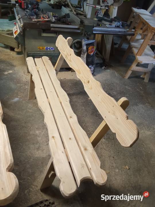 stół komplet ogrodowy ławy wypoczynkowy Stoły i stoliki ogrodowe