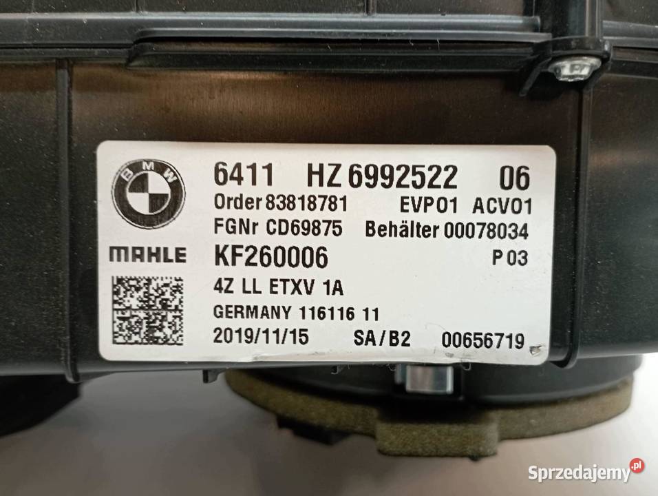 NAGRZEWNICA HZ6992522 Bmw Seria 5 VII 20172024
