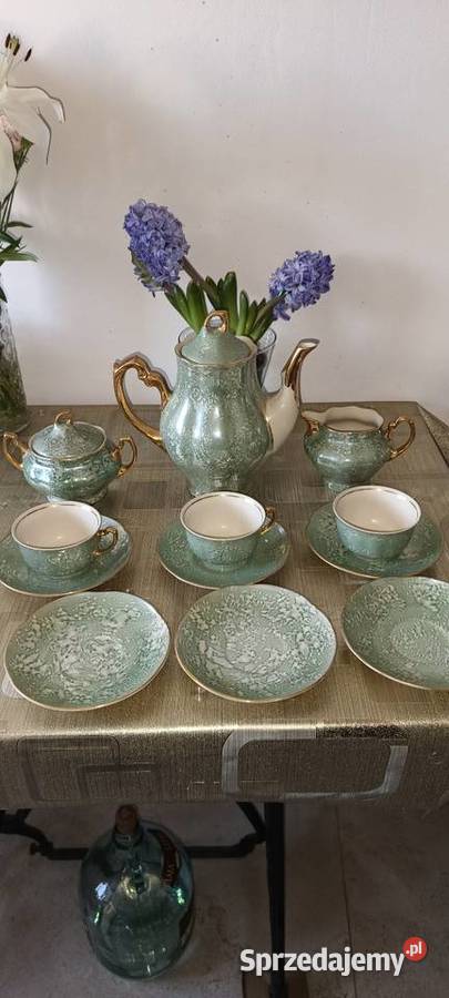 Stara porcelana Chodzież serwis kawowy