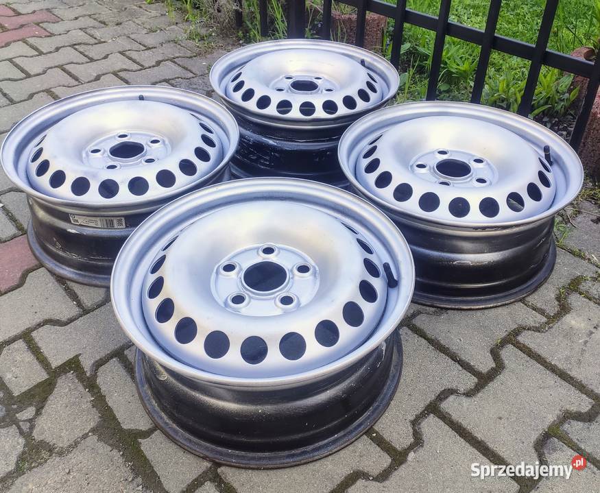 4x 16 FELGI STALOWE 5x112 ET51 65J VW T4 T5 Średnica 16"