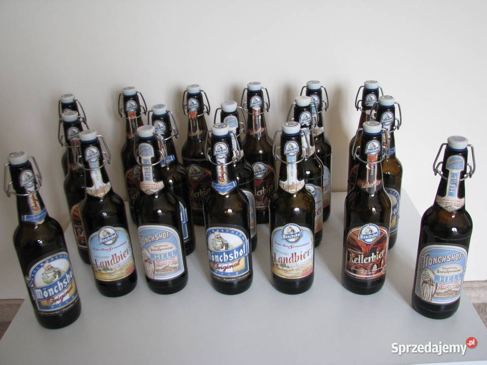 Butelki z pałąkiem piwie czyste bez etykiet z Brzegi sprzedam
