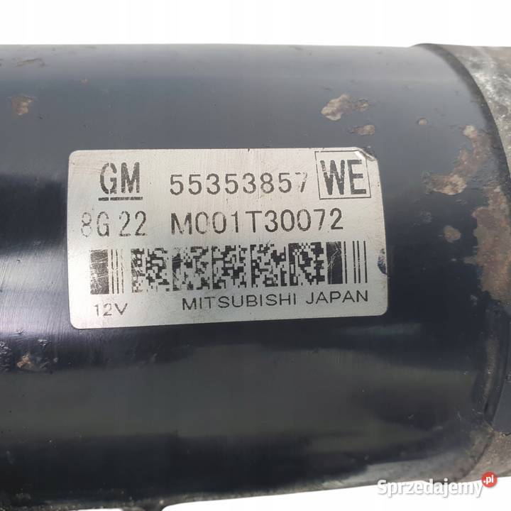 ROZRUSZNIK Opel Zafira B Vectra C Signum 19 CDTI Układ elektryczny silnika Chełm
