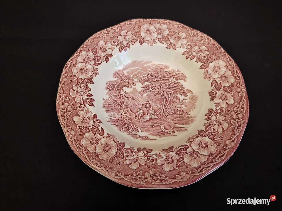 Talerz głęboki angielski Enoch Wedgwood Chełm
