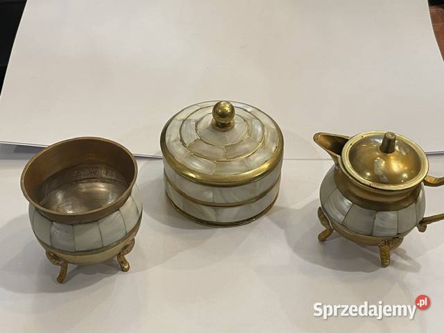 Zestaw stołowy z masą perłową Kraków