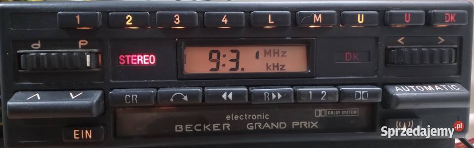 BECKER GRAND PRIX CASSETTE 761 Radio Samochodowe Łódź
