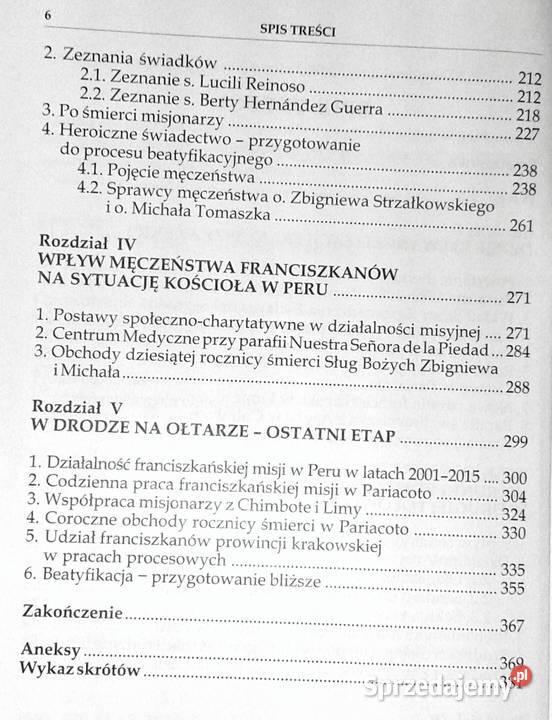 Męczennicy z Pariacoto Zdzisław Gogola OFMConv Rok wydania 2016 Chełm sprzedam