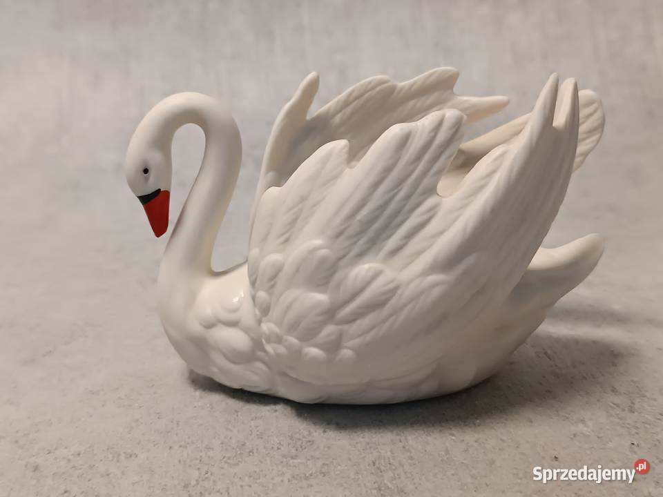 GOEBEL Porcelanowa Figurka Łabędź Biskwit W Dobrzany