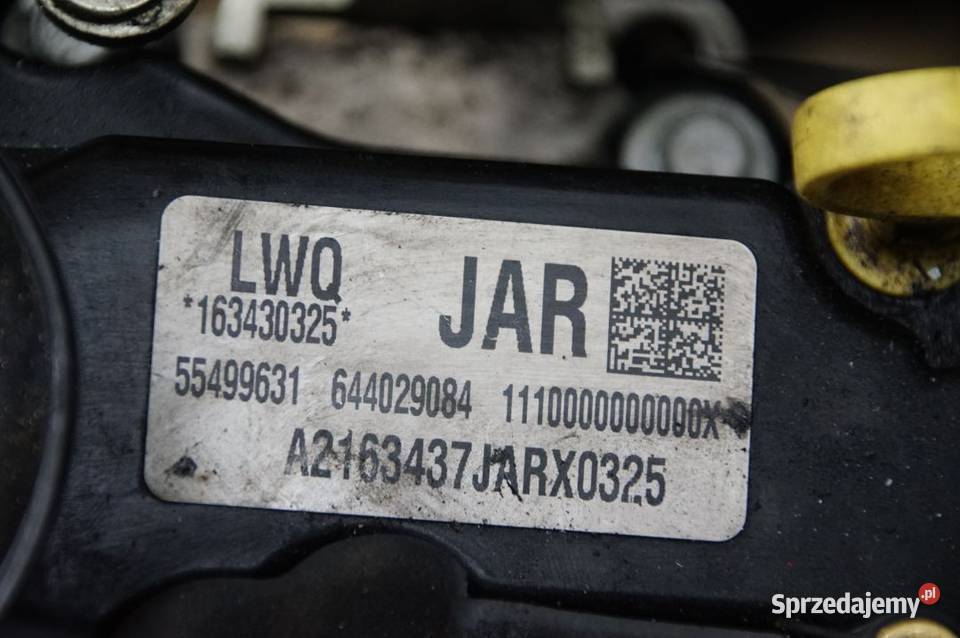 SILNIK SŁUPEK OPEL ASTRA K LWQ B16DTE Lipno sprzedam