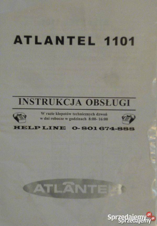 INSTRUKCJA OBSŁUGI ATLANTEL 1101 Radom sprzedam