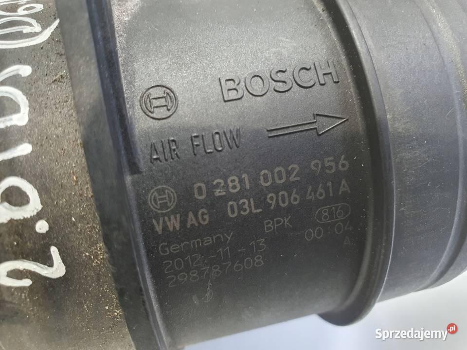 PRZEPŁYWOMIERZ VW Golf VII 20 TDI POWIETRZA