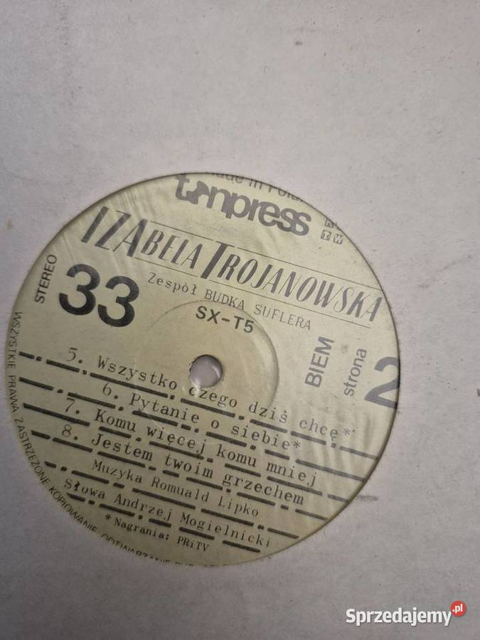 45 płyt winylowych Ścibórz