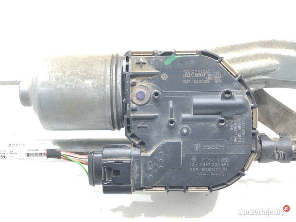 MECHANIZM WYCIERACZEK PRZÓD VW GOLF VII