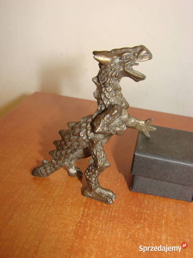 Smok metalowa figurka Pruszcz Gdański
