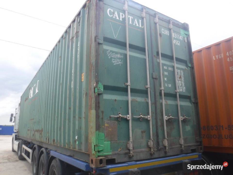 Kontener morski magazynowy budowalny 40 HC Wieluń