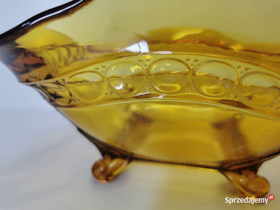 miodowa salaterka na nóżkach Lublin