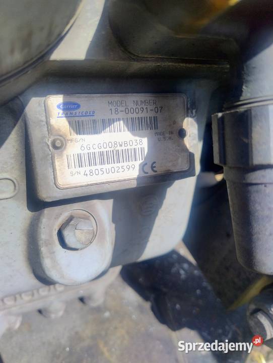 Carrier supra 950mt wszystkie część agregat manualna Turośń Kościelna