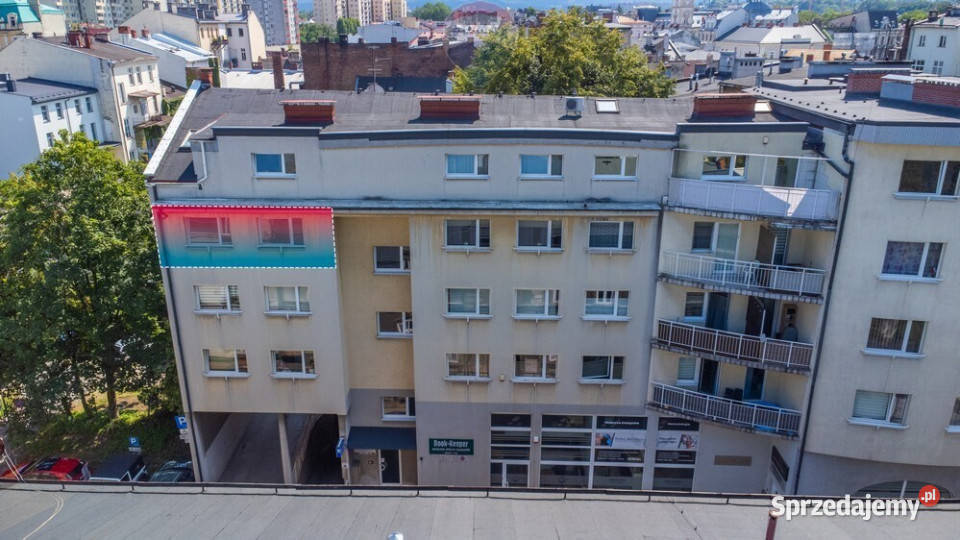 Apartament inwestycyjny w ścisłym centrum Piętro 4 śląskie Bielsko-Biała sprzedam