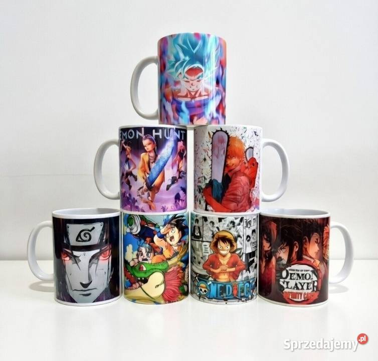 Zestaw prezentowy fana manga anime 7 kubkow Warszawa