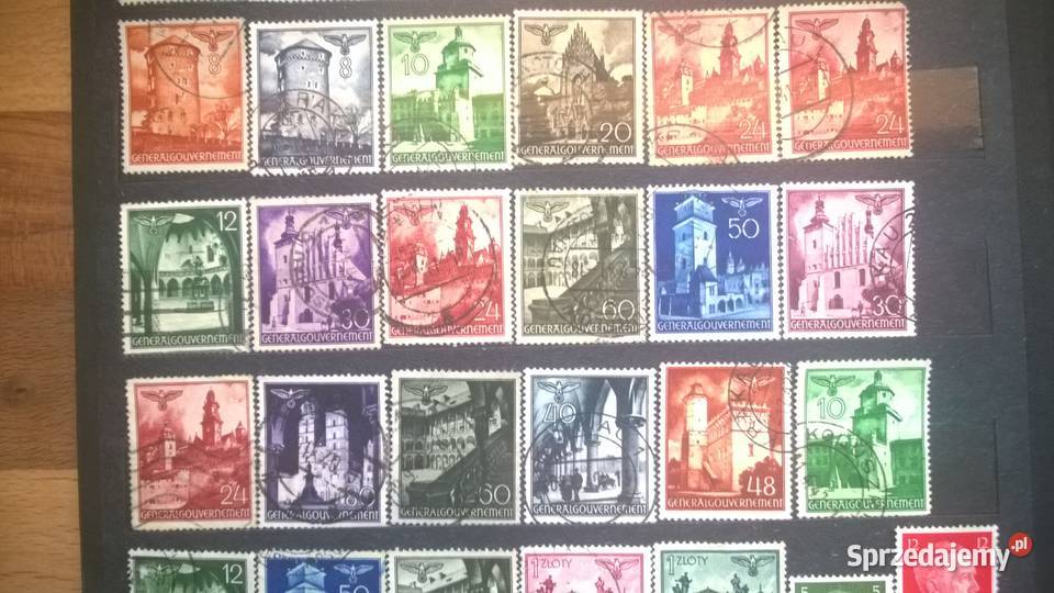 znaczki NIEMCY zestaw 92 stemplowane Warszawa