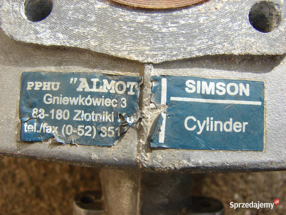 Cylinder Simson S51 ALMOT Starogard Gdański sprzedam