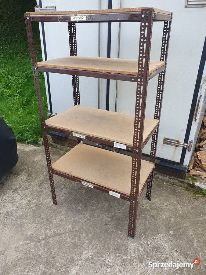 Mocne stalowe regały 200x92x52 4 półki Pozostałe sprzedam