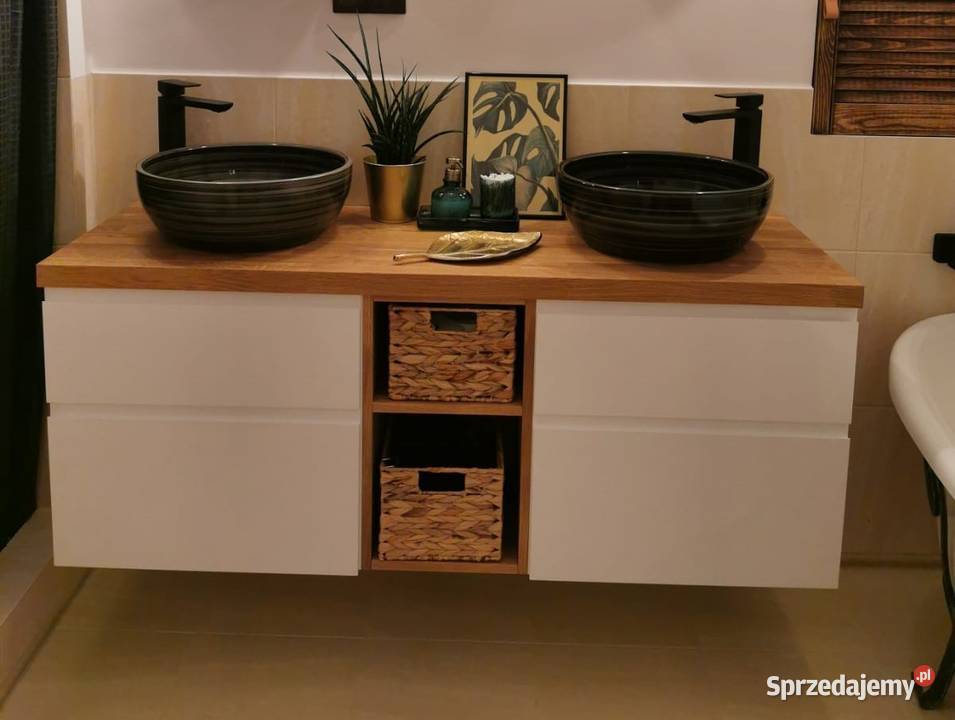 Szafka pod umywalkę na wymiar meble łazienkowe 140cm Pozostałe Rzeszów sprzedam