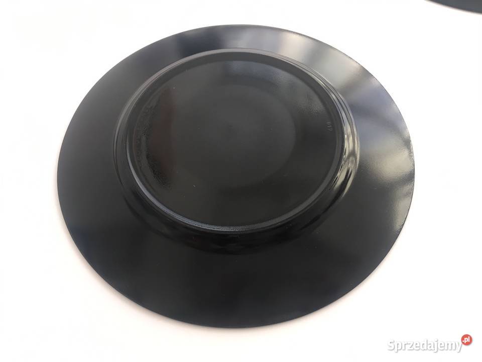 Arcoroc France talerzyki talerze czarne Kołobrzeg