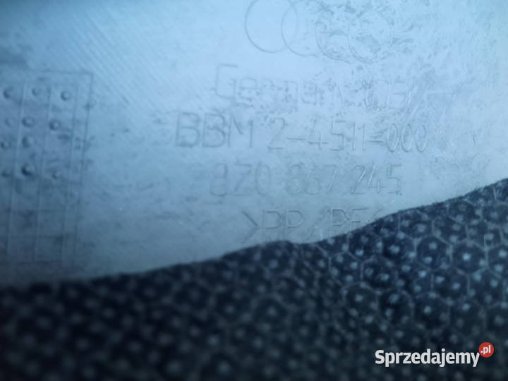 Audi A2 Poszycie Osłona słupka D Prawa Lewa Dębica