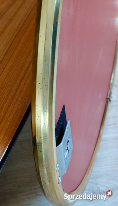 Owalne lustro z lat 60 80x51midcentury modern Lustra Kalisz