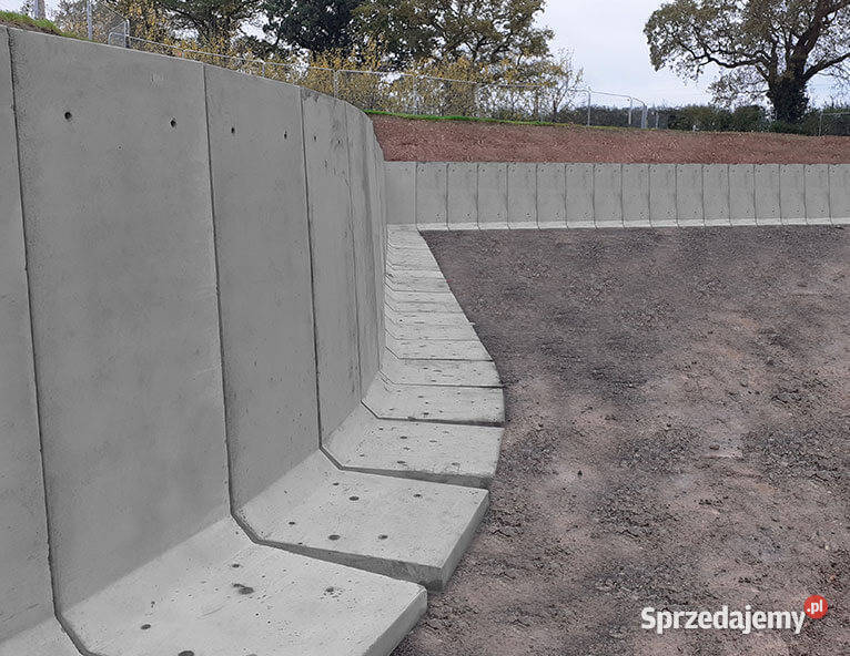 Mur oporowy ściana blok Lka Elka Zapora Zasieki Warszawa