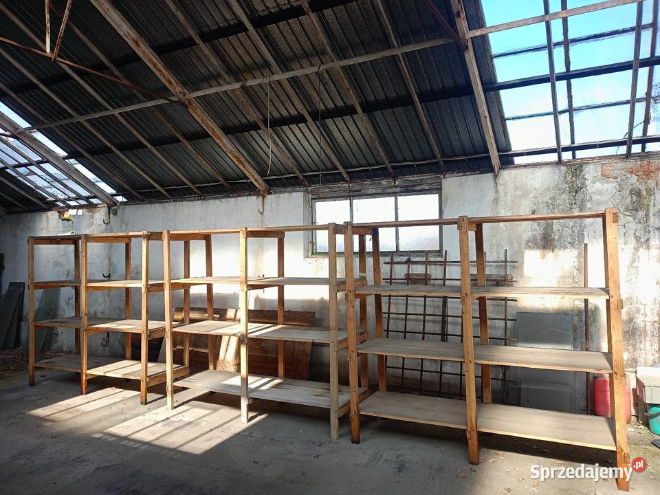 Regały magazynowe drewniane