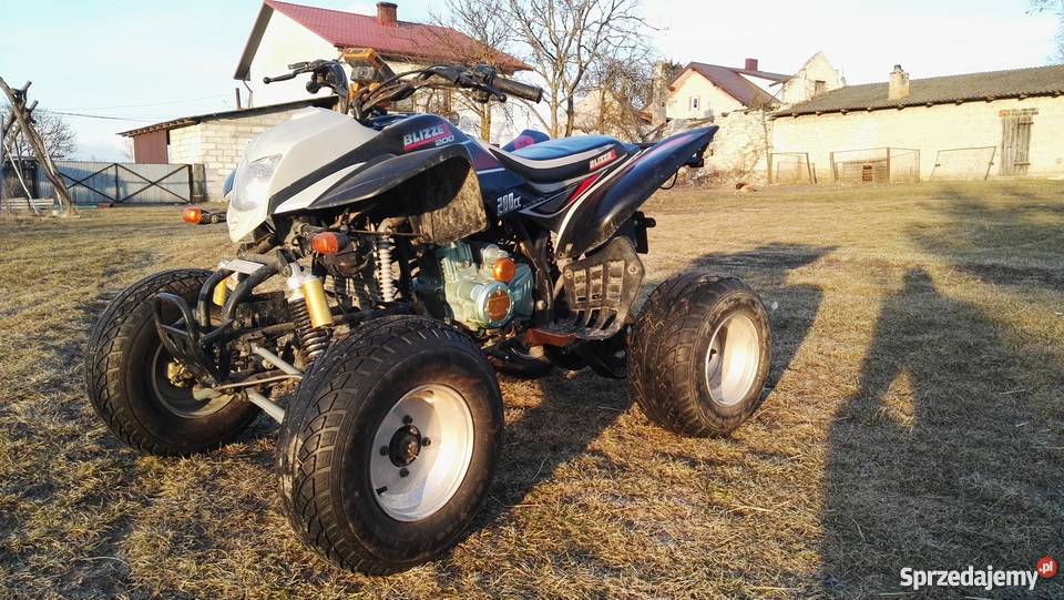 Quad Blizzerbashan 200cc ATV Zarejestrowany nieuszkodzony Karsy