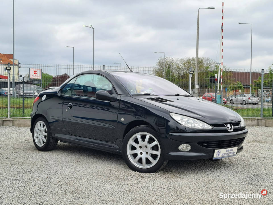 Peugeot 206 CC Klimatronik Skóra Grzane Fotele VAT marża wielkopolskie