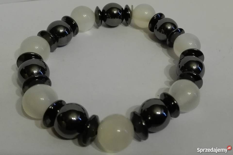 BIało czarna bransoletka wysyłka mazowieckie