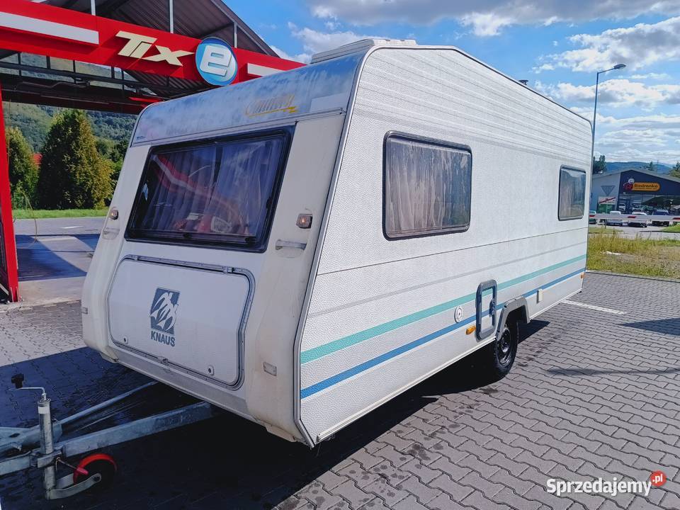 przyczepa kempingowa MAŁE DMC campingowa kemping Międzybrodzie Bialskie