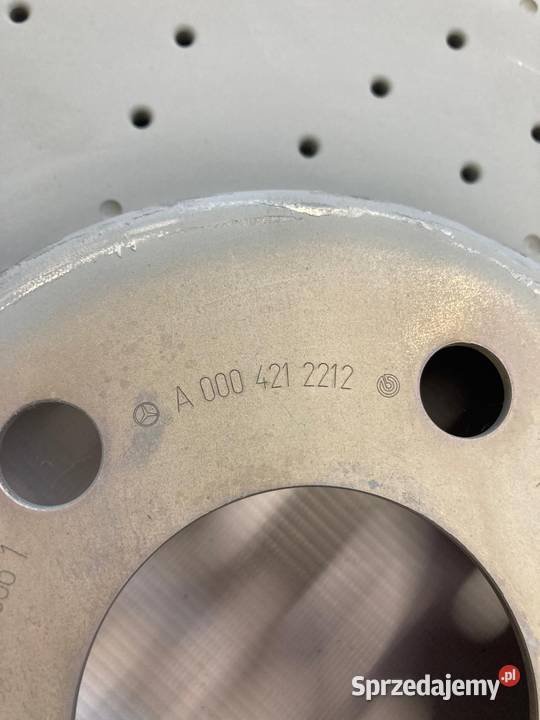 Tarcze hamulcowe przód Mercedes A 000 421 22 12 osobowe śląskie Częstochowa