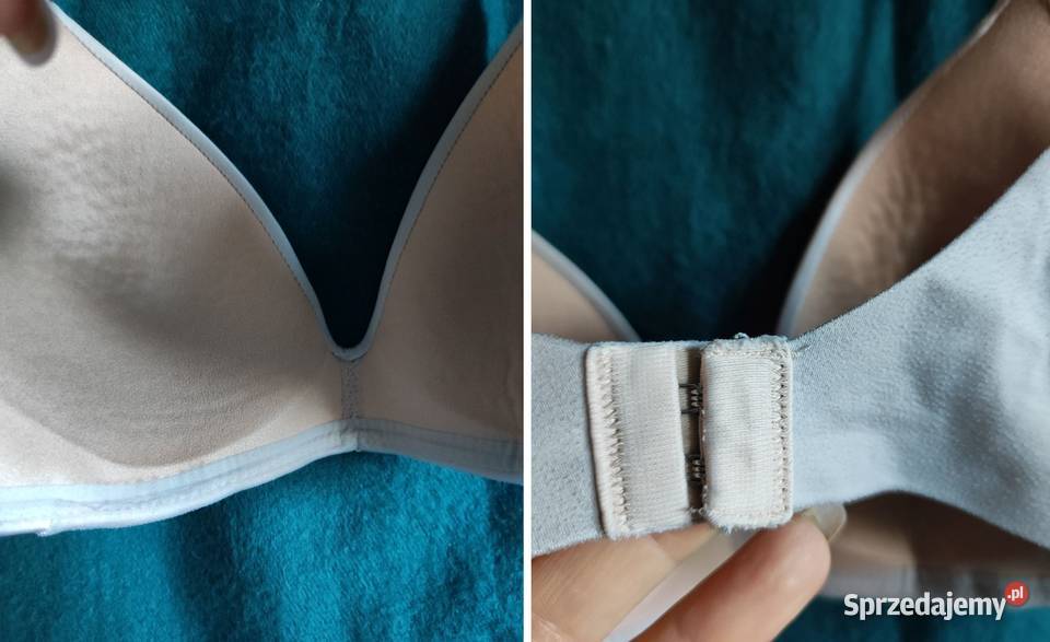 metaliczny satynowy stanik biustonosz Triumph Kielce