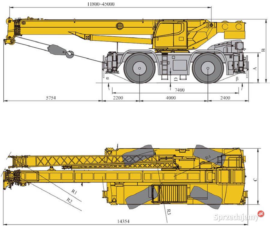 DZWIG TERENOWY 70 TON XCR70E FABRYCZNIE NOWY Warszawa